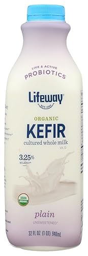 Lifeway Kéfir, orgánico de leche entera, 32 onzas