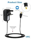 12V 1.25A 15W Power Supply Charger for Echo Dot(3rd/4th Gen),4.0 * 1.7mm Power Cable Charger for Echo Dot with Clock Kids Edition Show 5(1st 2nd Gen) Adapter Cable Spot Pop Fire Tv Cube Power Cord - Image 6