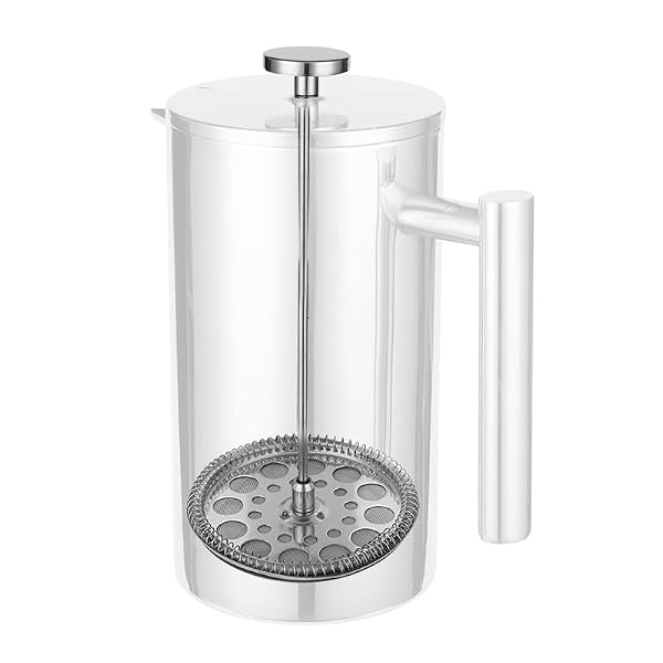 ZCZQC Stainless Steel 34 oz French Press Filter Replacement Parts for 1000L French Press by ZCZQC - Used condition - Image 5