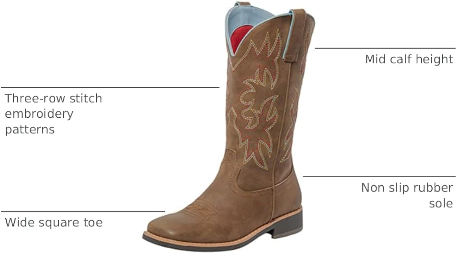 靴 DIANTE square toe middle boots 61PHa6JqXML._AC_SL1500_.jpg