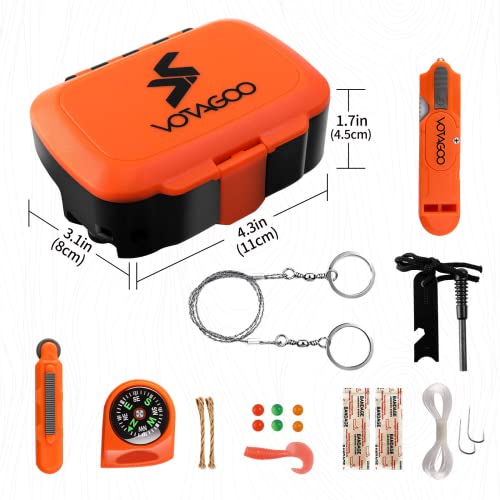 Votagoo Gifts For Men Dad Husband Boyfriend, Survival Gear And Emergency 13 In 1, Outdoor Survival Kits For Fishing Hiking, Professional Gear Tactical Equipment Edc Tool For Him #TOP1