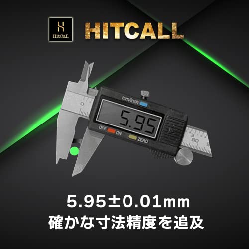 HITCALL 精密 蓄光 トレーサー BB弾 ウォーター研磨 0.2g 20