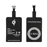 2 Pezzi Caricabatterie Wireless,Adattatore per ricevitore ricarica wireless