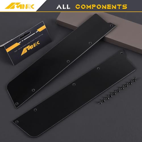 NMNRC Carbon Fiber RC Skid Plate Chassis Side Skirts Side Panels Widening for 1/7 Arrma Felony 6S Infraction Limitless Upgrades Part 56MM Plain by NMNRC - Used condition - Image 3
