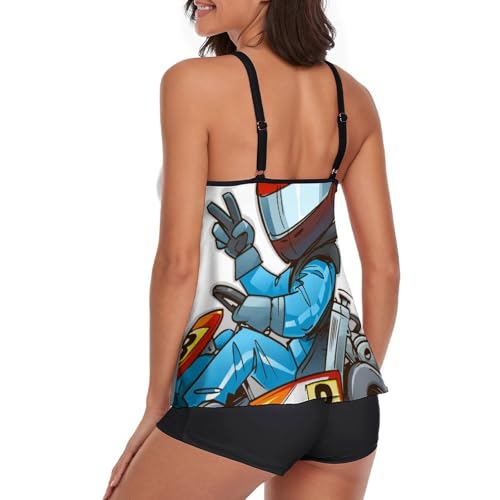 Robe de plage tankini couvrant pour rester à l'aise sans complexe - 3