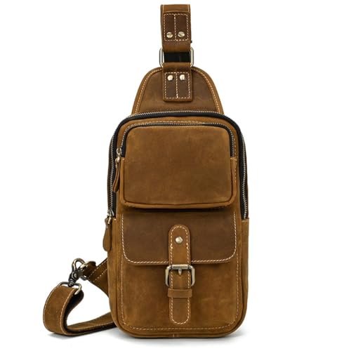 Sac à bandoulière sport grande capacité de style vintage pour homme et femme