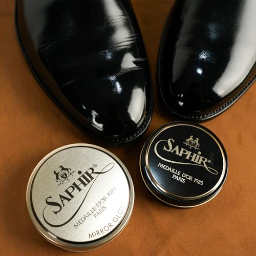 SAPHIR Medaille d’Or Mirror Gloss - Natural Wax Polish for Leather Shoes & Boots - Medium Brown by Saphir - Image 3
