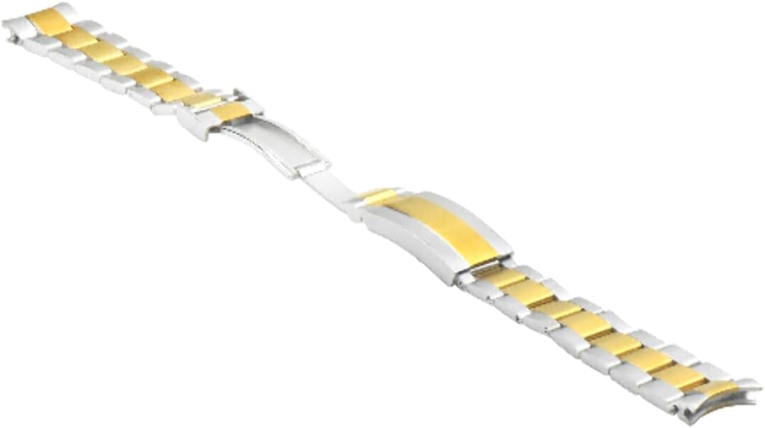 Ewatchparts 20mm Watch Band Compatible With Invicta Pro Diver 8928OB 9937OB Watch Glide Lock Two Tone