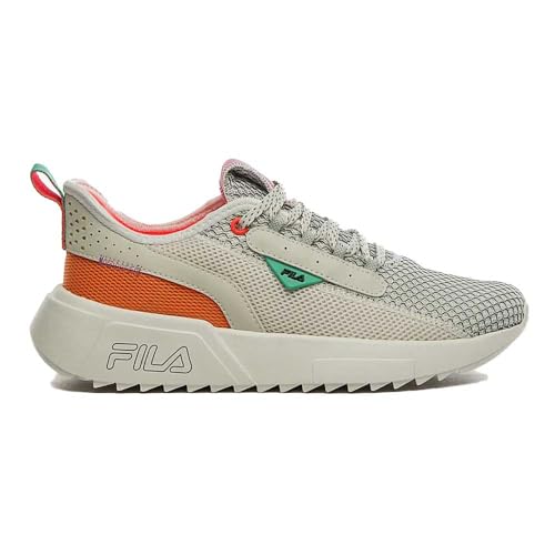 Tenis Fila Freestyle Feminino,Branco/Laranja/Verde,36