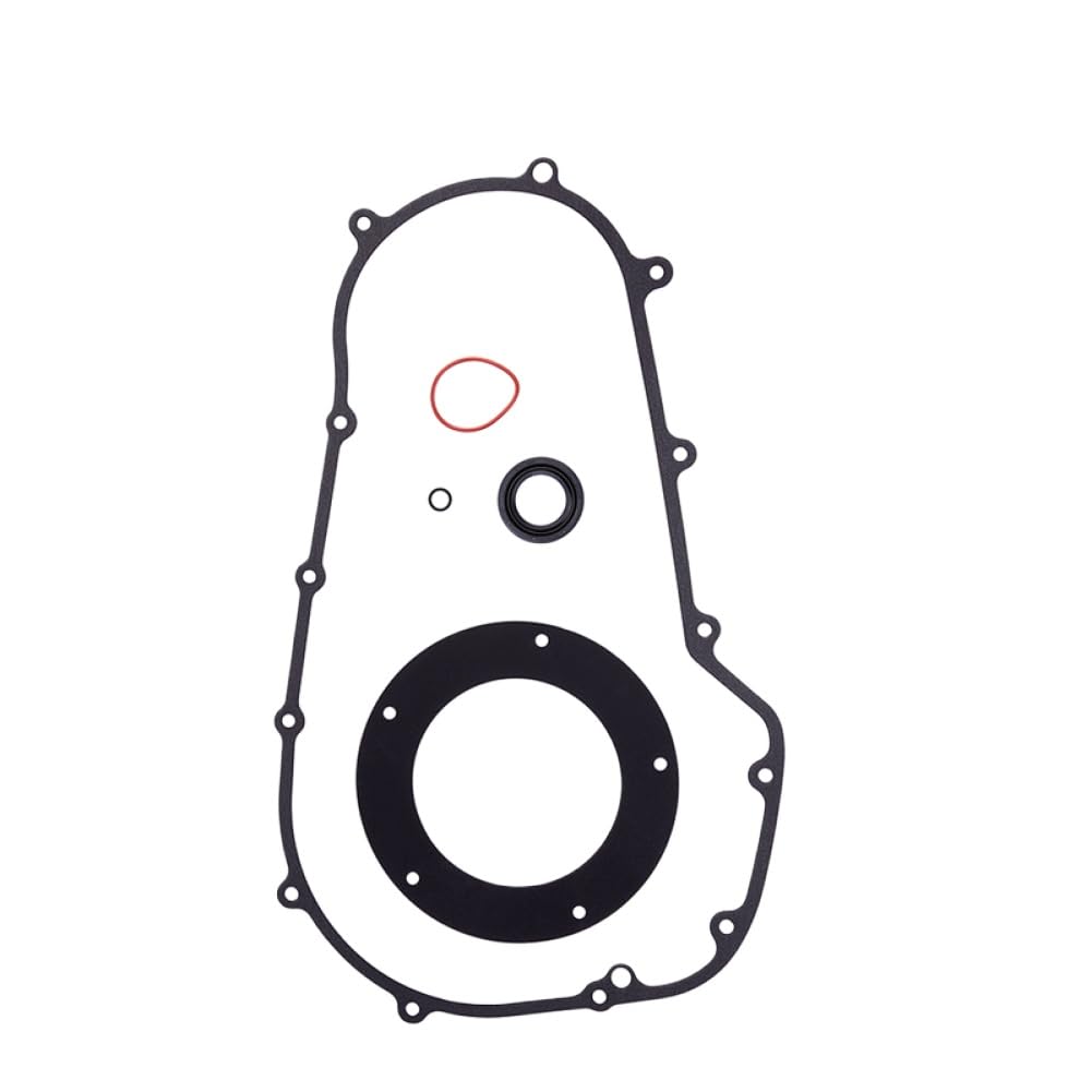 Motorcycle Clutch Primary Cover Gasket Kit Compatible with CVO Electra FLHTKSE FLHTPI FLHTK Ultra Limited FLHTK JGI-25700378-K