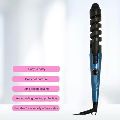 Rizador De Pelo Automático –, Varilla Rizadora Desenredante, Recargable Herramienta Para El, Cabello Waver Calentamiento Rápido Largo | Multipurpose Outdoor Indoor Utility Indoor Widely Used - imagen 9