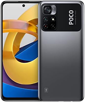 POCO M4 Pro – Smartphone 5G, 6GB RAM 128GB ROM, 6nm MediaTek Dimensity 810, 90Hz 6.6” FHD+ Dot Display, 64MP AI Quad Camera, 5000 mAh, 33W Pro fast charging, MIUI 12.5 per POCO, Android 11 – Nero