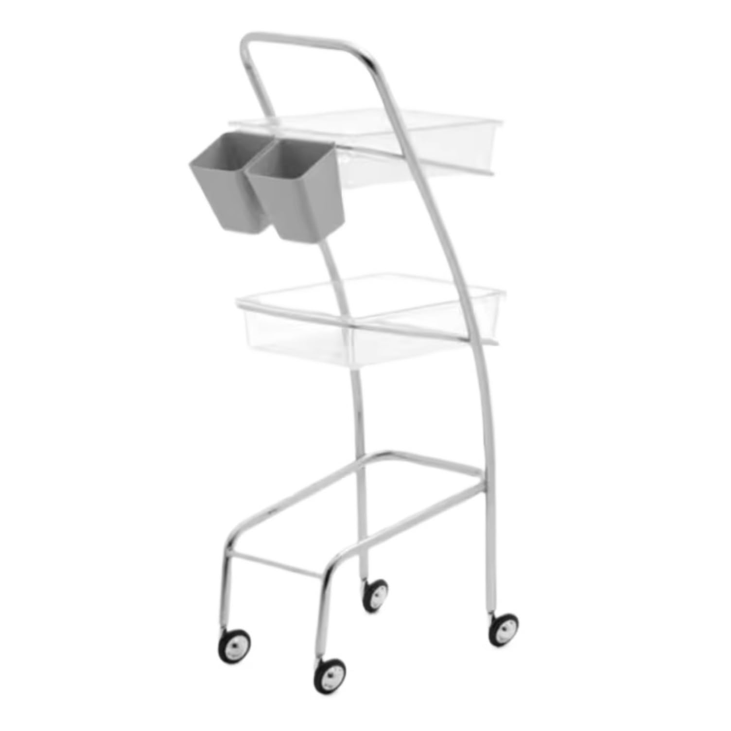 With Storage Platform Service Rolling Tray Accessory For Salon Spa Use For Barber Shops