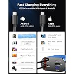 [Upgraded] SUPERONE Retractable Car Charger 4 in 1 Fast Phone Charger - Image 4