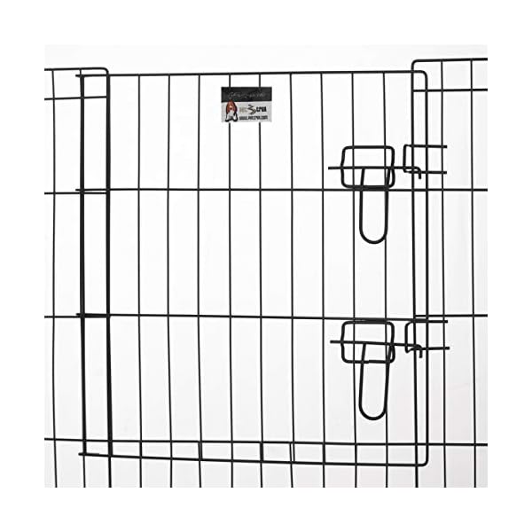 Puppy-Playpen-Collection--Foldable-Metal-Exercise-Enclosure--IndoorOutdoor-Pen-with-Gate-for-Dogs-Cats-or-Small-Animals-by-Petmaker Puppy Playpen Collection