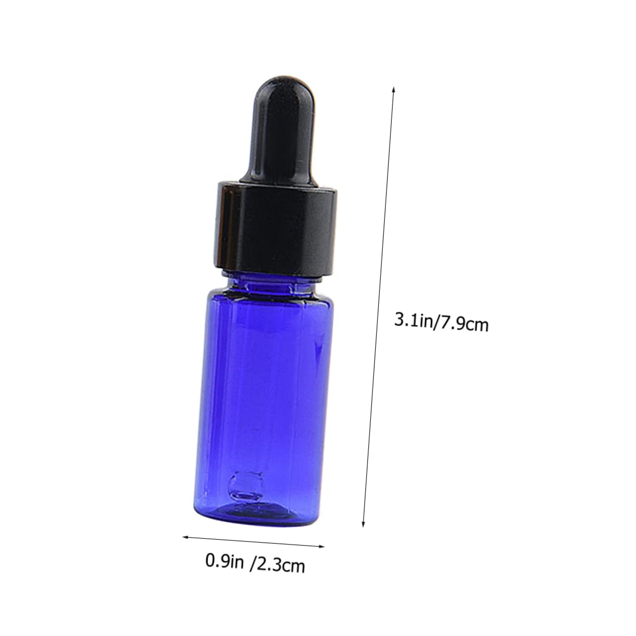 Didiseaon Travel Size Essential Oil Bottles 4pcs Small Droppers for Oils Perfume Aromatherapy Leakproof Plastic Bottles Random