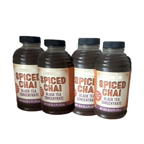 Trader J's Spiced Chai Black Tea Concentrate - 4 pack