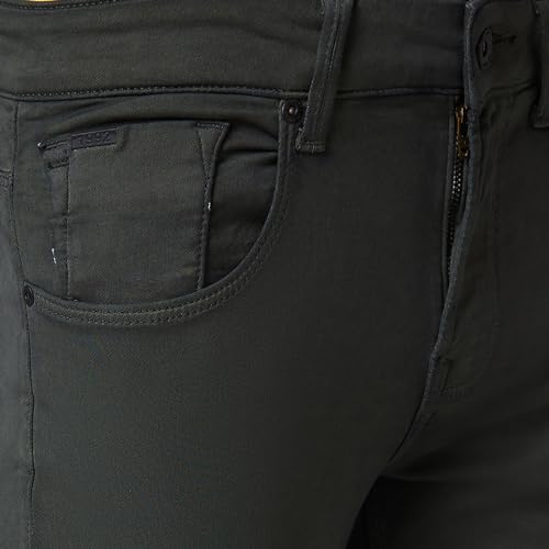 Image of Spykar Men's Slim Fit Low Rise Casual Jeans