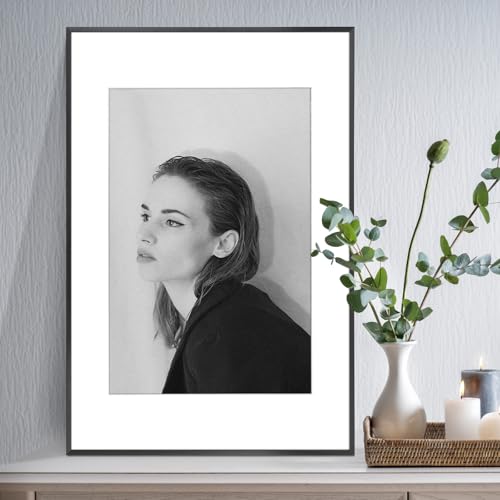Golden State Art 16x24 Black Aluminum Frame with White Mat, Real Glass by Golden State Art - Image 2