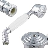 handbrause nostalgie schwarz Standard 1/2' PaulGurkes Retro Nostalgie Handbrause Duschkopf vintage Dusche