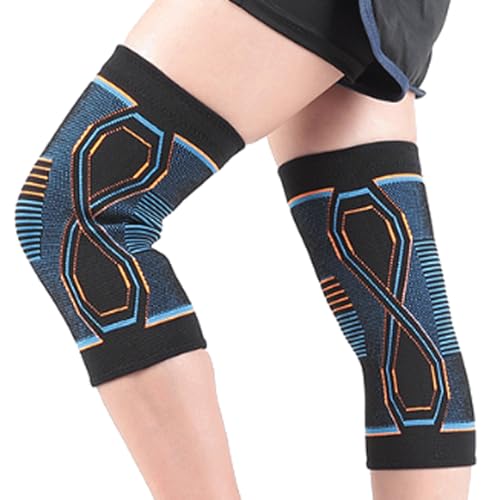 XORGEXIMO Rodilleras Rodillera Antideslizante Transpirable de Tejido elástico para Hombre y Mujer, Rodillera para Voleibol, 1 par