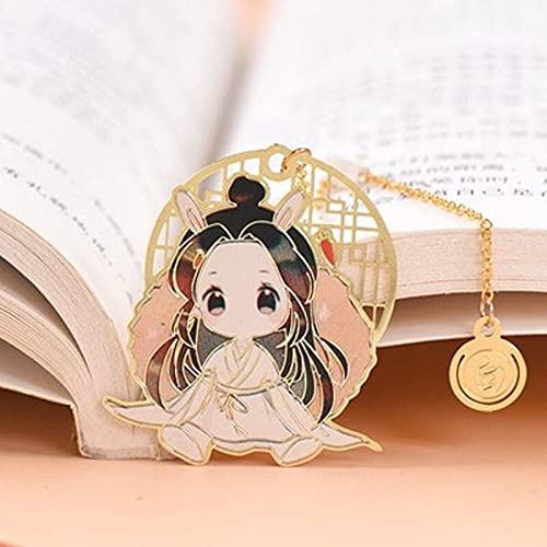 Gaocheng Anime Heaven Official's Blessing Tian Guan Ci Fu Metal hollowing Bookmark