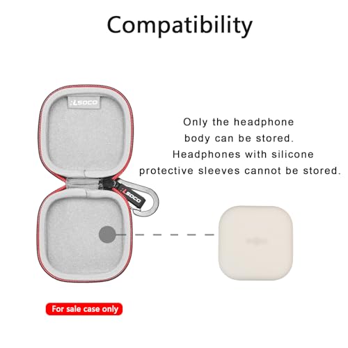 RLSOCO Carrying Case for SHOKZ NEW OpenFit 2+/2/Air/OpenFit Open-Ear Headphones,True Wireless Bluetooth Earphones - Black (Case Only) by RLSOCO - Used condition - Image 4