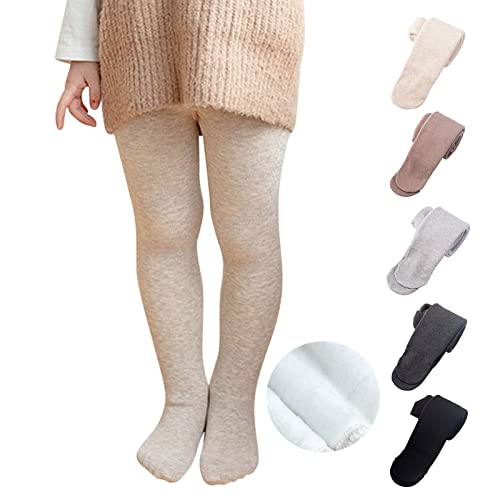 Girls Fleece Lined Leggings Baby Girl Tights Cable Knit Leggings Stockings Pantyhose Infants Newborn