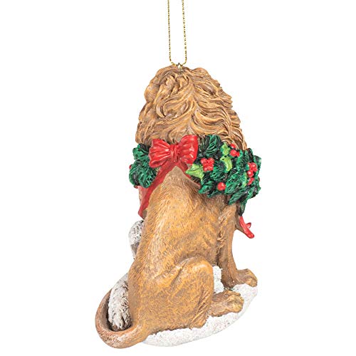 Roman 133361 Ornament-Lion & Lamb/Holiday Traditions, 3.75 Inch, Multicolor #TOP4