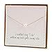 Bridesmaid Gifts- Pretty Single Floating Pearl Necklace (Gold color, Simulated Pearl)