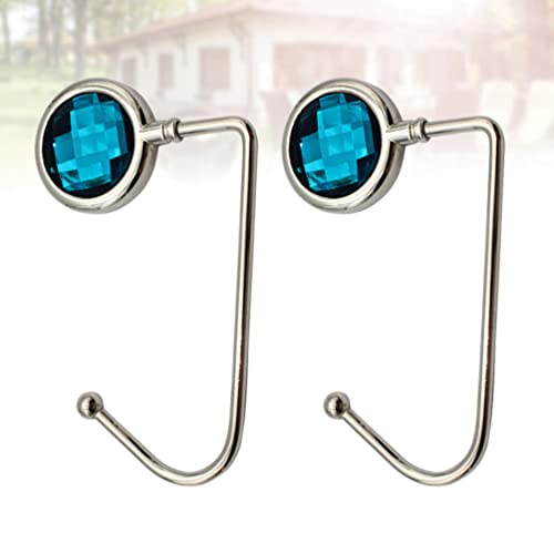 PartyKindom 2 Pçs Bolsa Gancho Bolsa Cabide Para Mesa Elegante Longo Bolsa Titular Para Meninas Femi