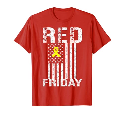 R.E.D. Red Friday - Remember Everyone Deployed T-Shirt