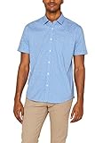 Básico Esprit 059EE2F010 Camisa Casual, Azul (Light Blue 440), M para Hombre
