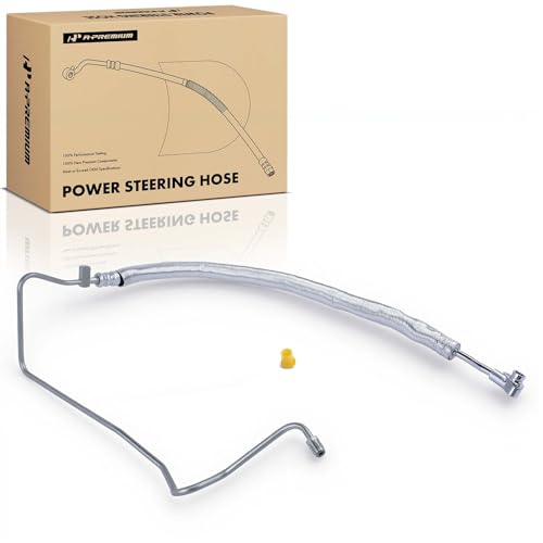 A-Premium Power Steering Pressure Line Hose Assembly Compatible with Acura RL 2005-2008 V6 3.5L, RL 2009-2012, 3.7L, with Aluminum Foil Sheath, Pump to Rack/Gear by A-Premium - Used condition - US$59.65