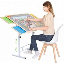 1500 Pieces Puzzle Table with Drawers,with Legs and Cover Adjustable Height & Tilting Jigsaw Puzzle Board Table Folding Puzzle Tables for Adults Birthday Christmas Day Gift