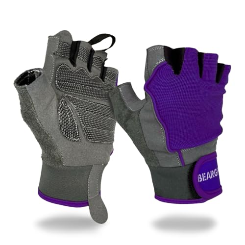 BEAR GRIP Workout Gloves Lightweight Breathable Edition Purple XS