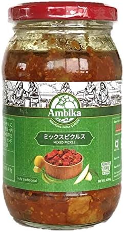 Amazon Ambika アンビカ ピクルス ミックス 400g Raj ピクルス 酢漬け 通販
