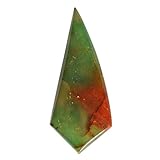 Runde Form Nephrit mit Korund-Edelstein, geeicht Cabochon.