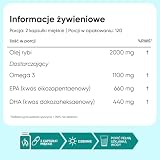 Omega 3 2000mg - 240 Kapsułek Oleju Rybiego IFOS* (660mg EPA + 440mg DHA)