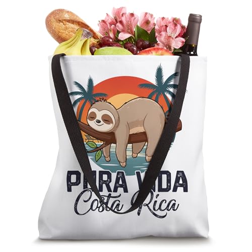 Pura Vida Sloth Costa Rica Family Vacation Tropical Beach Tote Bag miniatura 4