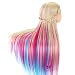 Maniquíes de aprendizaje, Neverland Beauty 26 "100% fibra sintética Peluquería Entrenamiento Cabeza...