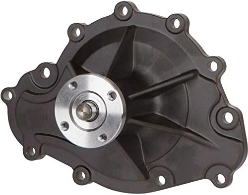Black Pontiac High Flow Mechanical Water Pump 11 Bolt 389-455 Engines (1969-'79)