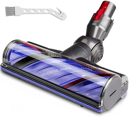 Torque Drive Bodendüse für Dyson V10 V11 V15, Anti-Tangle Elektrische Bodenbürste mit Direktantrieb, Zubehör Ersatzteil für Teppich Hartboden, Verstellbare Saugkraft, Kein Verwicke