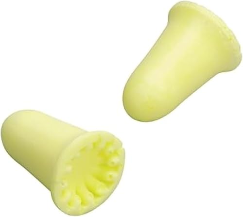 3M E-A-RSoft FX - Tapones para los oídos de espuma de poliuretano sin cable (1 par por bolsa de polietileno, 200 pares por caja individual)