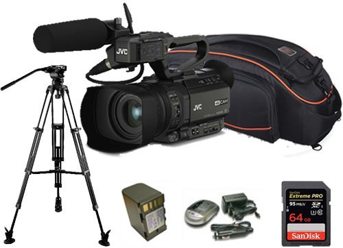Kit Camcorder GY-HM200 4K Ready CMOS 1/2 - WIFI