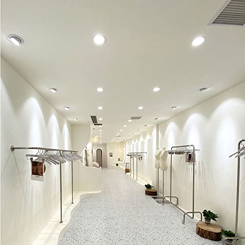 Yxbhlcy Angular Adjustable Recessed Spotlight, 9W,15W,25W,36W Led Retrofit Kit Recessed Spot Light 3000K-6000K Selectable For Shop Office #TOP3