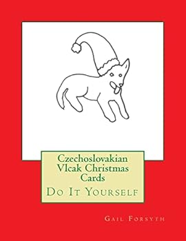 Paperback Czechoslovakian Vlcak Christmas Cards: Do It Yourself Book