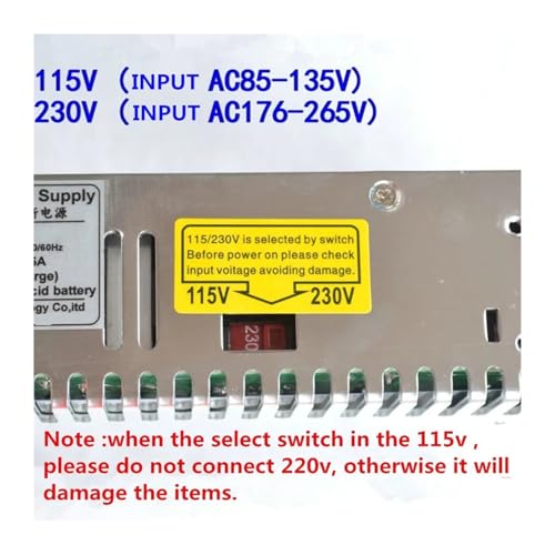 Alimentation à découpage CC 48V anti-coupure pour caméra de surveillance et chargeur 350W - 5