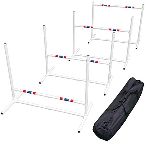 Affordable Agility Travel Jump Set (4 Jumps and Carry Bag)