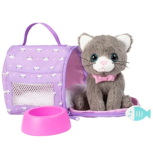 Adora Amazing Pets Misty The Grey Kitty - 4.5-Inch Toy Pet For Most 18 Inch Dolls, 6 Piece Set Includes Toy Cat And Accessories (Amazon Exclusive) #TOP22